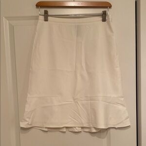 The Limited Cream A-Line Knee-Length Skirt for Work